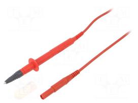 Test lead | 16A | 4mm straight banana plug-test probe | Len: 1m