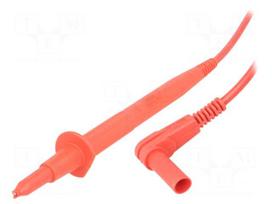 Test lead | 20A | angular banana plug 4mm-test probe tip 4mm