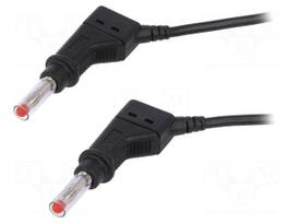 Connection cable | 32A | 4mm banana plug-4mm banana plug | Len: 1m