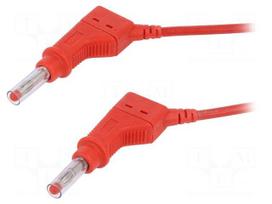 Test lead | 32A | 4mm banana plug-4mm banana plug | Len: 2m | red