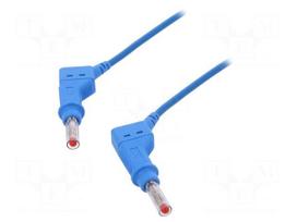 Test lead | 32A | 4mm banana plug-4mm banana plug | Len: 1m | blue