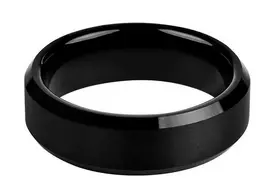 Troli Juodas steel ring
