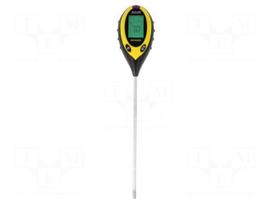 Meter: pH | LCD,with a backlit | 3,5÷9,0pH | Dim: 122x63x36mm | 73g