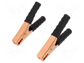 Crocodile clip | 200A | Grip capac: max.200mm | Overall len: 150mm