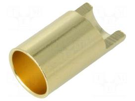 Connector: socket | 6,5mm banana | 65A | 8AWG | 1.5mΩ