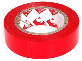 Tape: electrical insulating | W: 15mm | L: 10m | Thk: 0.13mm | red | 180%