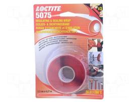 Tape: self-amalgamating | red | 25mm | L: 4.27m | Thk: 0.5mm | -54÷260°C