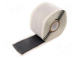 Tape: self-amalgamating | grey | 38.1mm | L: 1520mm | Temp: -40÷60°C