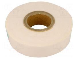 Tape: heat transfer | W: 50mm | L: 15m | Thk: 1.5mm | 3W/mK | white | 1TΩm