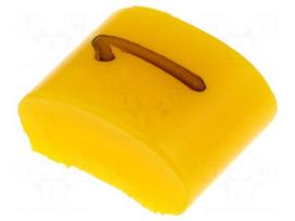 Markers for cables and wires | Label symbol: 1 | 1.1÷2.5mm | H: 3mm