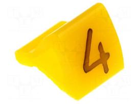 Markers for cables and wires | Label symbol: 4 | 1.7÷3.5mm | H: 7mm