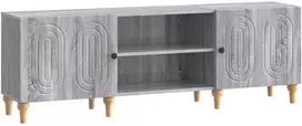 TV staliukas Televizoriaus spintelė 150 x 31 x 50 cm Pilka sonoma ąžuolo