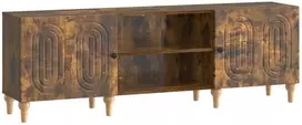 TV staliukas Televizoriaus spintelė Dūminio ąžuolo 150 x 31 x 50 cm