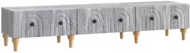 TV staliukas Televizoriaus spintelė Pilka sonoma ąžuolo 147 x 34,5 x 30 cm