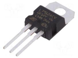 IC: voltage regulator | linear,fixed | -12V | 1.5A | TO220AB | THT