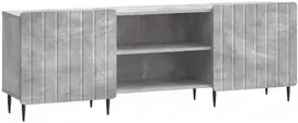 TV staliukas Televizoriaus spintelė Betono pilka 150 x 31 x 52 cm