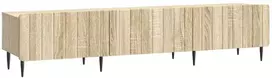 TV staliukas Televizoriaus spintelė Sonoma ąžuolas 147 x 34,5 x 32 cm