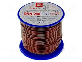 Coil wire | double coated enamelled | 1.1mm | 0,25kg | -65÷200°C