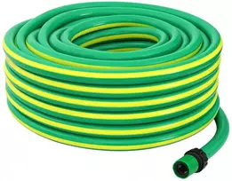 Sodo žarna 5 sluoksnių Žalia ir geltona 12 mm 30 m PVC