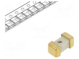 Fuse: fuse | quick blow | 4A | 75V | SMD | ceramic | Case: 1206 | 458,Nano 2