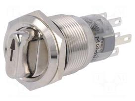 Switch: rotary | Pos: 3 | DP4T | 0.5A/220VAC | 1A/24VDC | -20÷55°C | 50mΩ