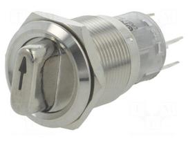 Switch: rotary | Pos: 2 | SPDT | 0.5A/220VAC | 1A/24VDC | -20÷55°C | 50mΩ