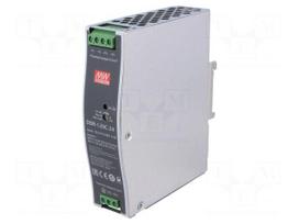 Power supply: DC/DC | 120W | 48VDC | 2.5A | 33.6÷67.2VDC | Mounting: DIN