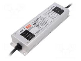 Power supply: switched-mode | LED | 240W | 24VDC | 10A | 100÷305VAC