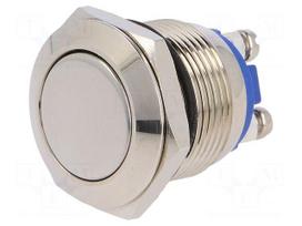 Switch: vandal resistant | Pos: 2 | SPST-NO | 2A/36VDC | IP65 | OFF-(ON)