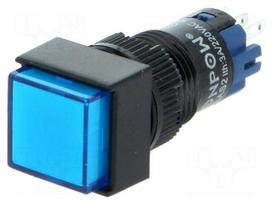 Switch: push-button | Pos: 2 | SPDT | 0.5A/250VAC | 1A/24VDC | ON-(ON)