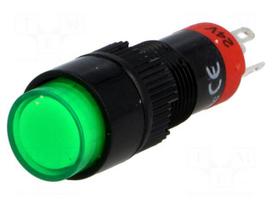 Switch: push-button | Pos: 2 | SPDT | 0.5A/250VAC | 1A/24VDC | ON-(ON)
