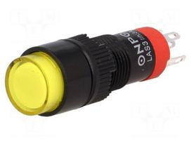 Switch: push-button | Pos: 2 | SPDT | 0.5A/250VAC | 1A/24VDC | ON-(ON)