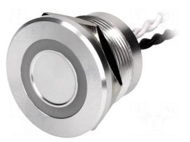 Switch: piezoelectric | Pos: 2 | SPST-NO | 0.2A/24VAC | 0.2A/24VDC