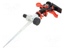 Revolving sprinkler | Mat: ABS,zinc alloy | V: impulse