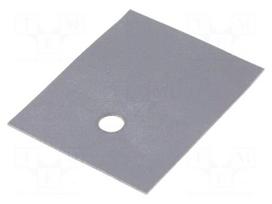 Heat transfer pad: silicone | SOT93,TOP3 | 0.4K/W | L: 24mm | W: 20mm