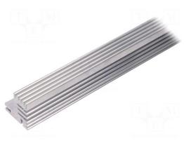 Heatsink: extruded | TO220 | natural | L: 1000mm | W: 30mm | H: 31mm