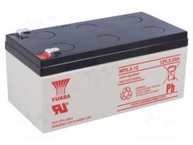 Re-battery: acid-lead | 12V | 3.2Ah | AGM | maintenance-free