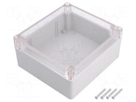 Enclosure: multipurpose | X: 115mm | Y: 125mm | Z: 58mm | ABS | grey | IP65