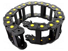 Cable chain | Series: Medium | Bend.rad: 100mm | L: 1000mm