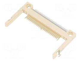 Connector: for cards | Compact Flash | SMT | gold flash | LCP | 40mΩ