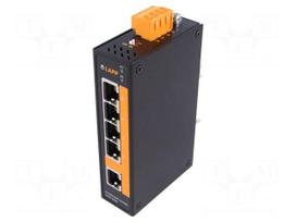 Industrial module: switch Ethernet | unmanaged | 18÷30VDC | RJ45