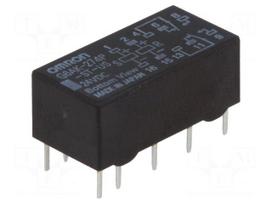 Relay: electromagnetic | DPDT | Ucoil: 24VDC | 0.5A/125VAC | 2A/30VDC