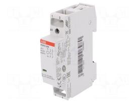 Contactor: 2-pole installation | NO x2 | 24VAC | 24VDC | 16A | DIN | ESB