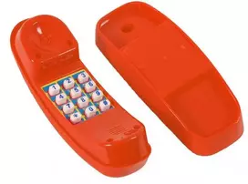 Žiūronai Vaikiškas telefonas, raudonas