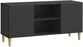 TV staliukas Televizoriaus spintelė Juoda 102 x 34,5 x 50 cm