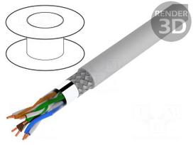 Wire | SF/UTP,UNITRONIC® LAN 200 | 5e | solid | Cu | 4x2x24AWG | LSZH