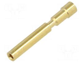 Contact | Size: 1mm | female | 0.34÷1mm2 | crimped | for cable