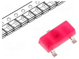 LED | SMD | SOT23 | red | 4÷15mcd | 3x1.3x1.05mm | 140° | 2÷2.5V | 20mA