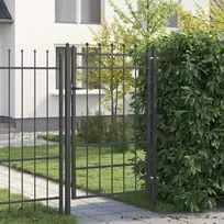 Tvora vartai HORST 100 x 150 cm Metalas Juoda Užrakintas
