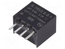 Converter: DC/DC | 360mW | Uin: 0.65÷3.3V | Uout: 3.6VDC | Iout: 100mA